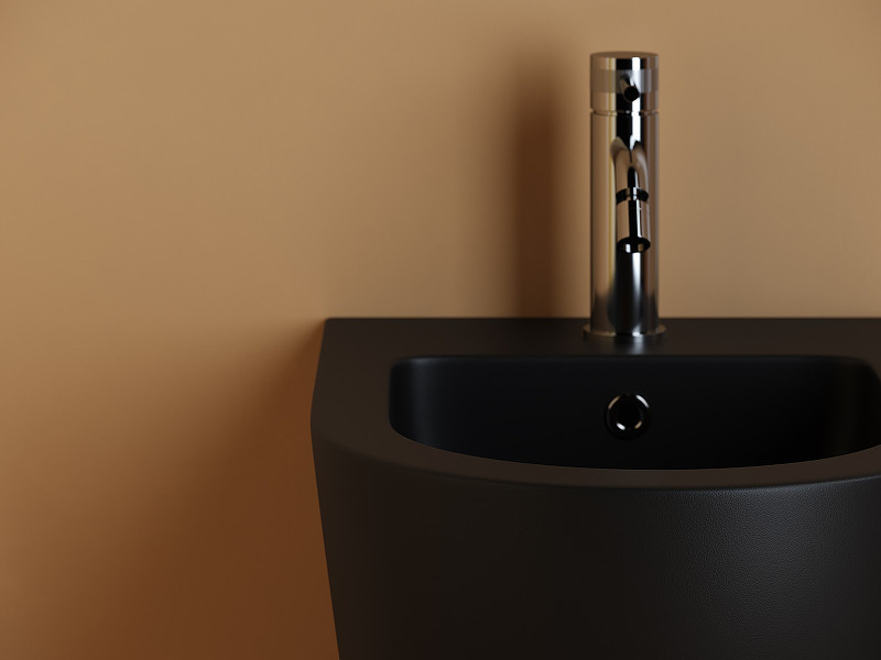 Биде Ceramicanova Uno CN11002MB подвесное Черное матовое