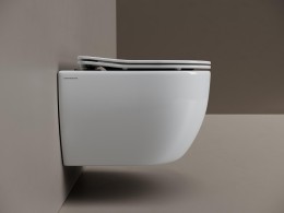 Унитаз Ceramicanova Play CN3001T подвесной цвет Белый с сиденьем Микролифт