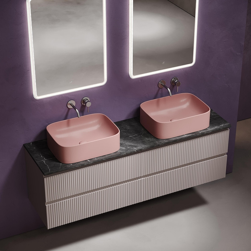 Столешница под раковину Sancos 160 TT160A1 Black Sky