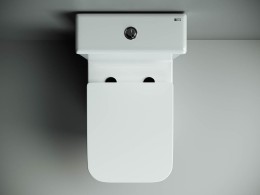 Унитаз-компакт Ceramicanova Cubic CN1803-B без бачка и с сиденьем Микролифт