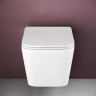 Комплект унитаза с инсталляцией Ceramicanova Metric CN3007_1001B_1000 с сиденьем Микролифт и Черной матовой клавишей смыва