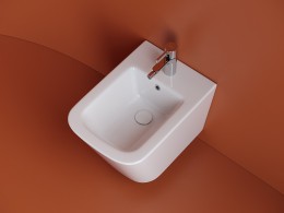 Биде Ceramicanova Union CN4010 подвесное Белое