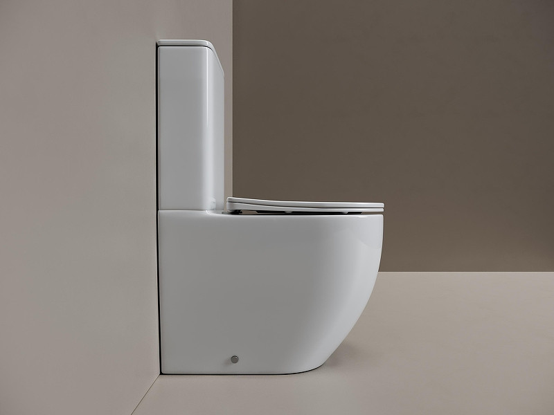 Унитаз-компакт Ceramicanova Mia CN1801T цвет Белый с бачком и сиденьем Микролифт