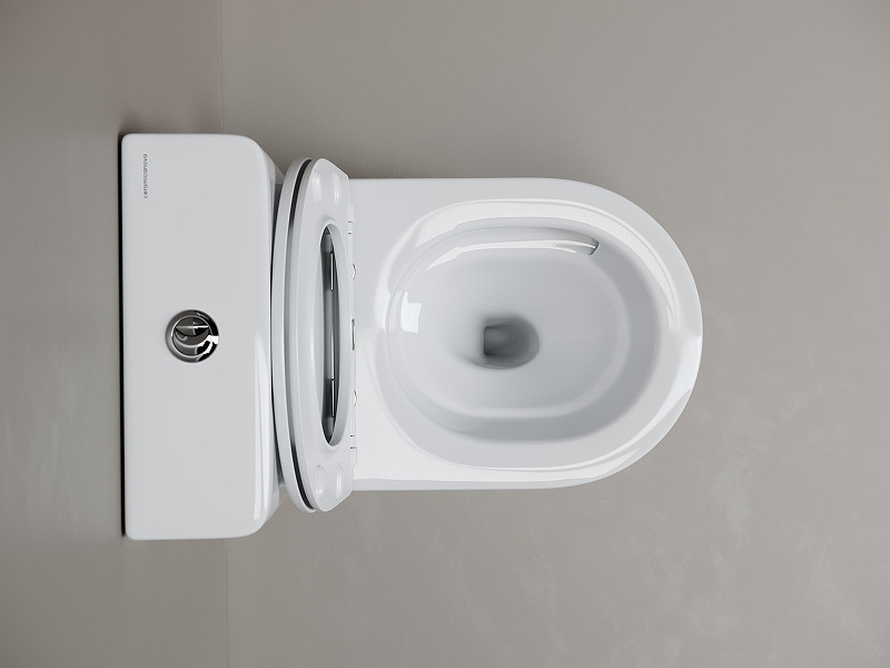 Унитаз-компакт Ceramicanova Mia CN1801T цвет Белый с бачком и сиденьем Микролифт