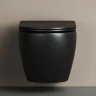 Унитаз Ceramicanova Metropol CN4002MB подвесной Черный с сиденьем Микролифт