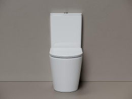 Унитаз-компакт Ceramicanova Highlight CN1802T цвет Белый с бачком и сиденьем Микролифт