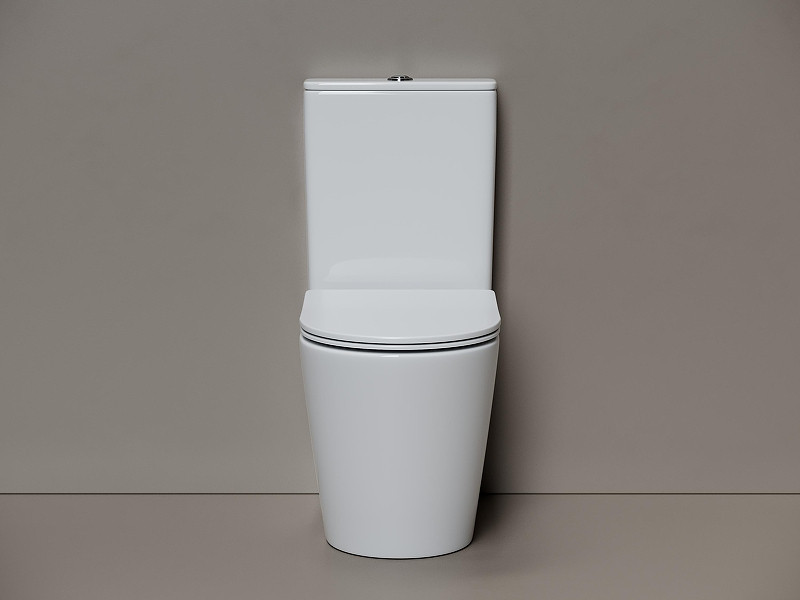 Унитаз-компакт Ceramicanova Highlight CN1802T цвет Белый с бачком и сиденьем Микролифт
