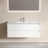 Тумба под раковину Sancos Libra 120 LB120-1W подвесная Белый глянец