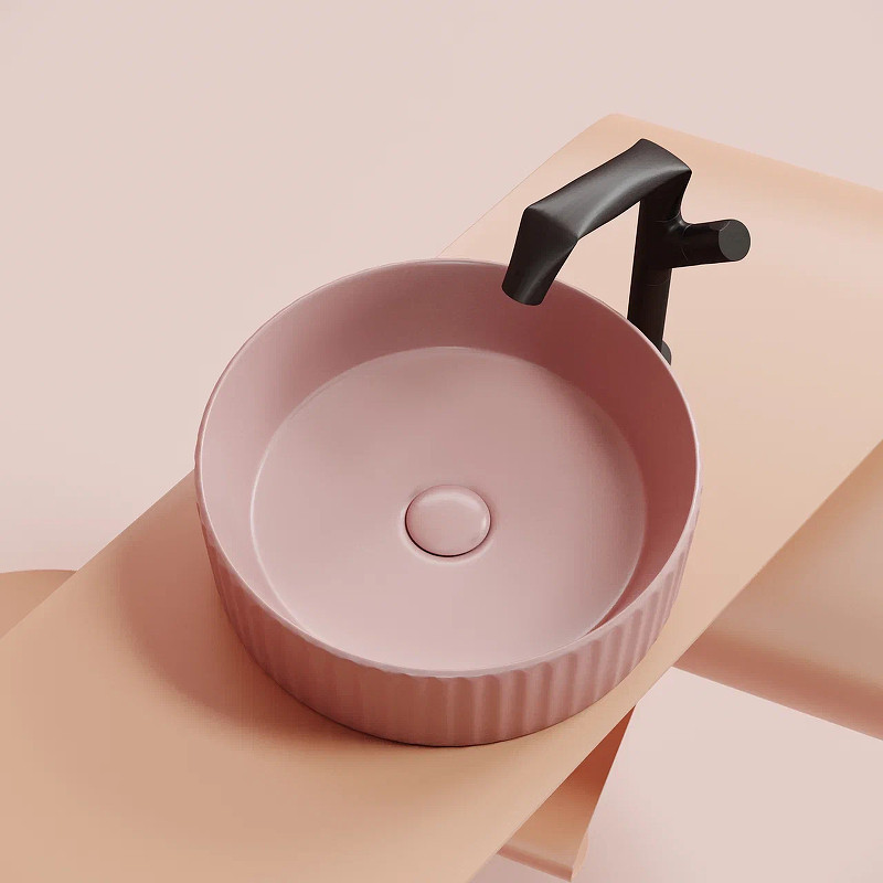 Раковина-чаша Ceramicanova Element 36 CN6057MP Розовая матовая