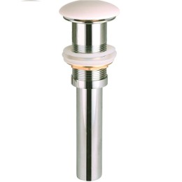 Донный клапан для раковины Ceramicanova CN2000MW click-clack белый матовый