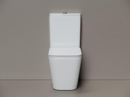 Унитаз-компакт Ceramicanova Cubic CN1803T цвет Белый с бачком и сиденьем Микролифт