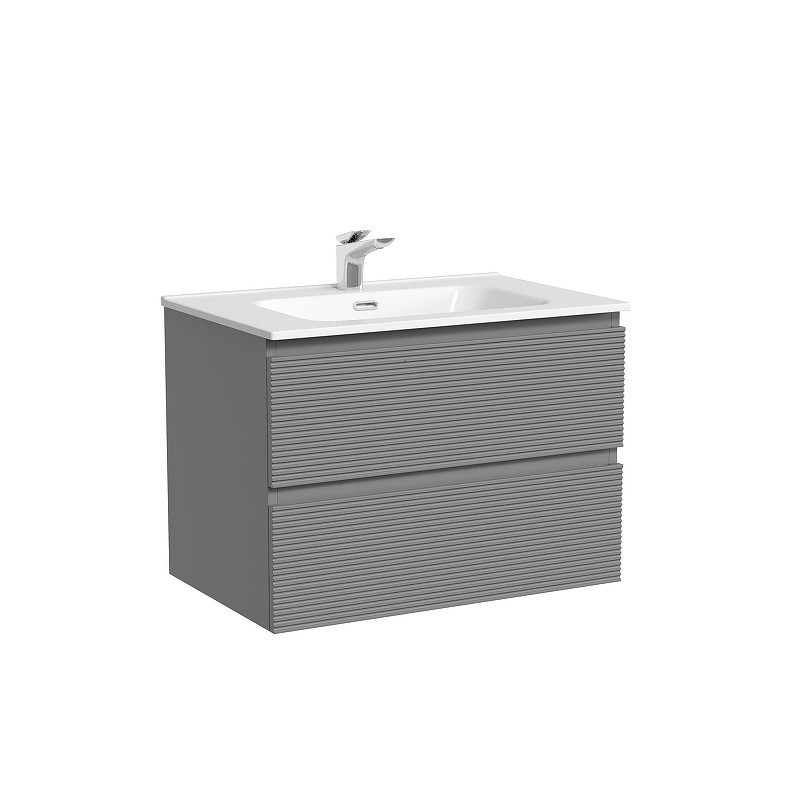 Тумба под раковину Sancos Folk 70 FL70ES подвесная Ergraut soft Ergraut soft