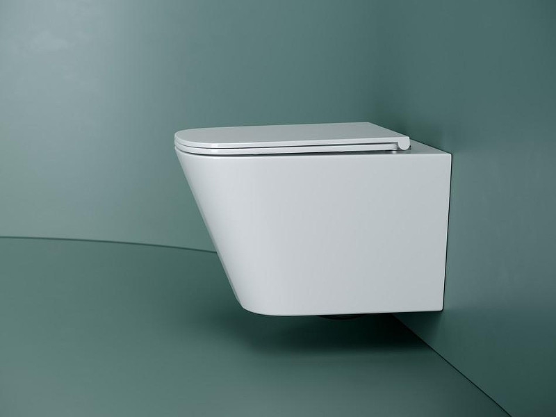 Комплект унитаза Ceramicanova Union CN4009T с инсталляцией Tece Now 9400414 с сиденьем Микролифт и Черной матовой клавишей смыва