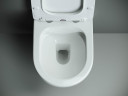 Комплект унитаза с инсталляцией Ceramicanova Mono CN1905_121001MB цвет Белый с сиденьем Микролифт и клавишей смыва цвет Черный матовый