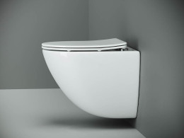 Комплект унитаза с инсталляцией Ceramicanova Mono CN1905_121002MB цвет Белый с сиденьем Микролифт и клавишей смыва цвет Черный матовый