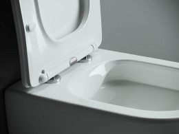 Комплект унитаза с инсталляцией Ceramicanova Mono CN1905_121002MB цвет Белый с сиденьем Микролифт и клавишей смыва цвет Черный матовый