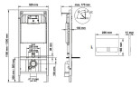 Комплект унитаза Ceramicanova Forma CN3009 с инсталляцией Berges Novum L3 040213 с сиденьем Микролифт и клавишей смыва Хром