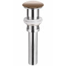 Донный клапан для раковины Ceramicanova CN2000MC click-clack Капучино матовый