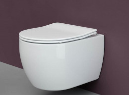Комплект унитаза с инсталляцией Ceramicanova Play CN3001_121001MB цвет Белый с сиденьем Микролифт и клавишей смыва цвет Черный матовый