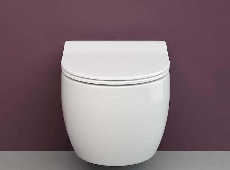 Комплект унитаза с инсталляцией Ceramicanova Play CN3001_121001MB цвет Белый с сиденьем Микролифт и клавишей смыва цвет Черный матовый