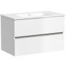 Тумба под раковину Sancos Urban 80 UR80W подвесная Белый глянец