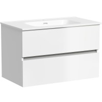 Тумба под раковину Sancos Urban 80 UR80W подвесная Белый глянец