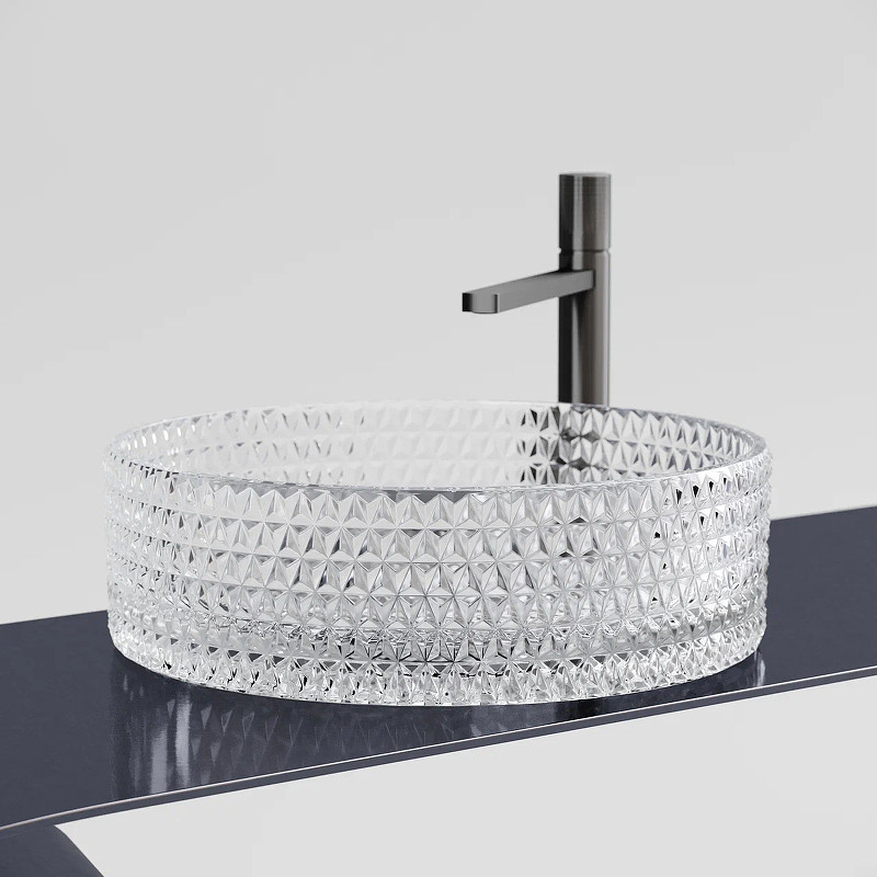 Раковина-чаша Ceramicanova Cristal 36 CN6062 Прозрачная