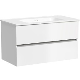 Тумба под раковину Sancos Urban 90 UR90W подвесная Белый глянец
