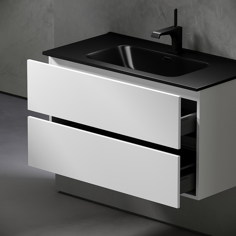 Тумба под раковину Sancos Urban 90 UR90W подвесная Белый глянец