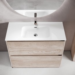 Тумба под раковину Sancos Libra Floor 100 LB100FEG Дуб галифакс натуральный