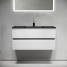 Тумба под раковину Sancos Urban 100 UR100W подвесная Белый глянец