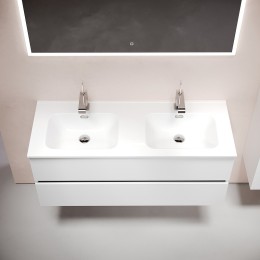 Тумба под раковину Sancos Urban 120 UR120-2W подвесная Белый глянец