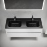 Тумба под раковину Sancos Urban 120 UR120-2W подвесная Белый глянец