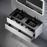 Тумба под раковину Sancos Urban 120 UR120-2W подвесная Белый глянец