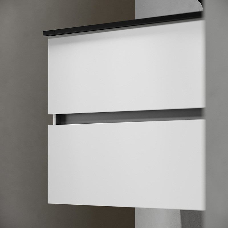 Тумба под раковину Sancos Urban 120 UR120-2W подвесная Белый глянец