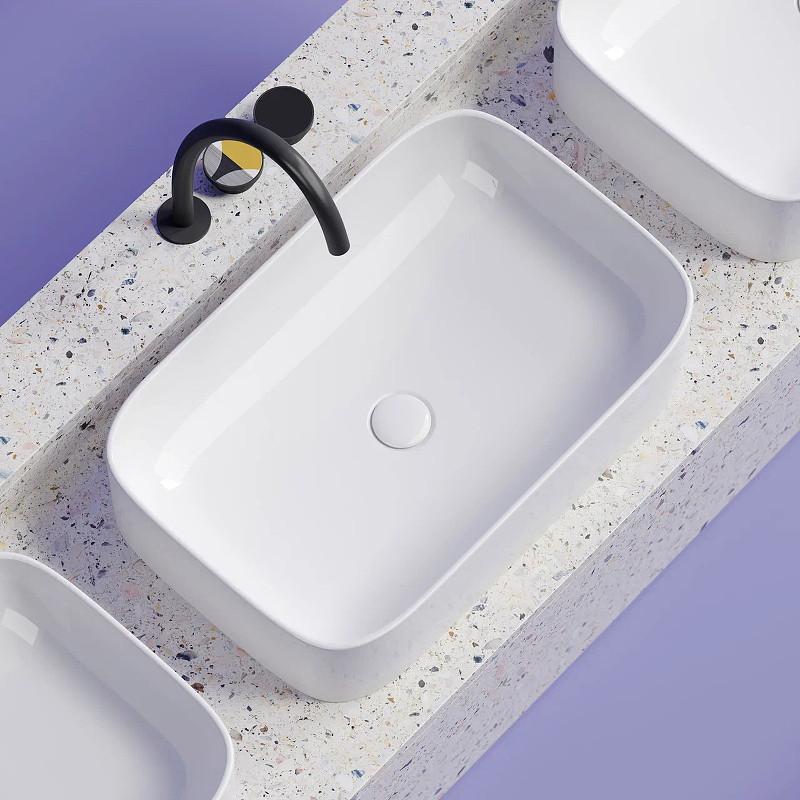 Раковина-чаша Ceramicanova Element 61 CN6053 Белая глянцевая