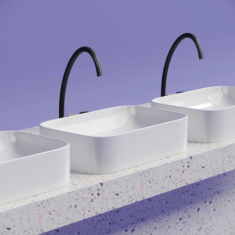 Раковина-чаша Ceramicanova Element 61 CN6053 Белая глянцевая