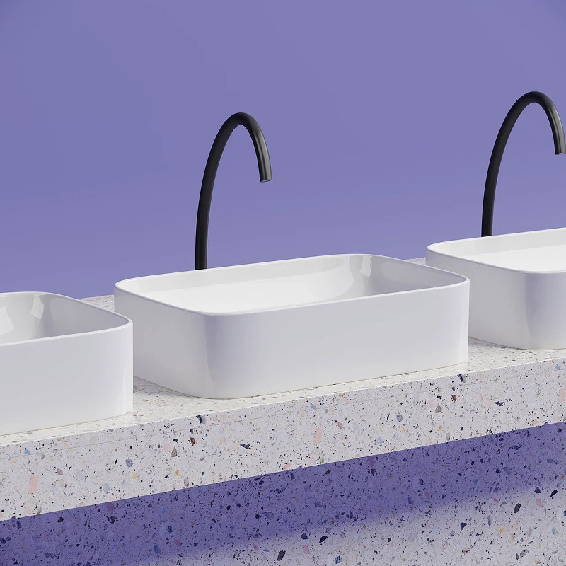 Раковина-чаша Ceramicanova Element 61 CN6053 Белая глянцевая