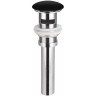 донный клапан Ceramicanova CN2000MBx click-clack черный матовый