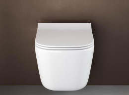 Комплект унитаза с инсталляцией Ceramicanova New Day CN3005_121002MB цвет Белый с сиденьем Микролифт и клавишей смыва цвет Черный матовый