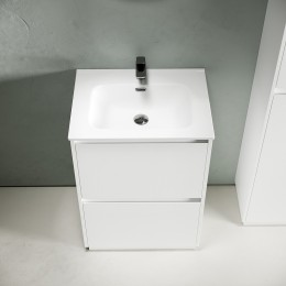Тумба под раковину Sancos Libra Floor 60 LB60FW Белый глянец