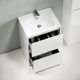 Тумба под раковину Sancos Libra Floor 60 LB60FW Белый глянец