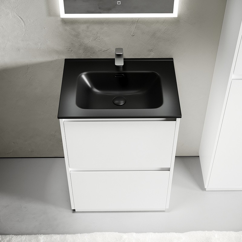 Тумба под раковину Sancos Libra Floor 60 LB60FW Белый глянец