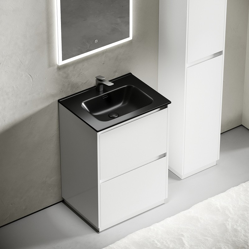 Тумба под раковину Sancos Libra Floor 60 LB60FW Белый глянец