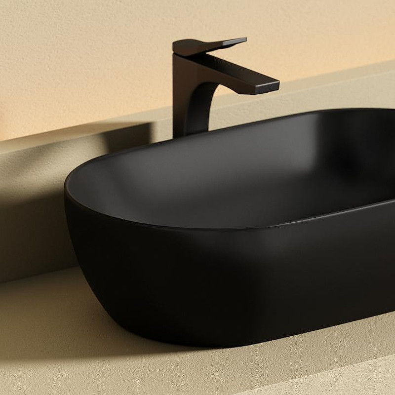 Раковина-чаша Ceramicanova Twist CN12001MB Черная матовая