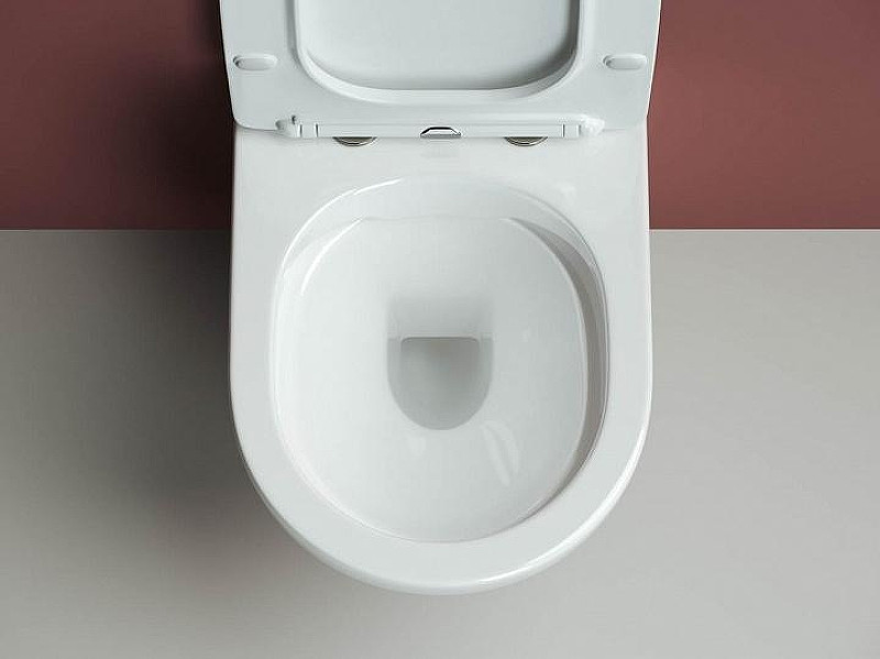 Комплект унитаза с инсталляцией Ceramicanova Forma CN3009_121001CH цвет Белый с сиденьем Микролифт и клавишей смыва цвет Хром глянцевый