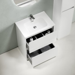 Тумба под раковину Sancos Libra Floor 70 LB70FW Белый глянец