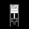 Комплект унитаза с инсталляцией Ceramicanova Mono CN1905_121001CH цвет Белый с сиденьем Микролифт и клавишей смыва цвет Хром глянцевый
