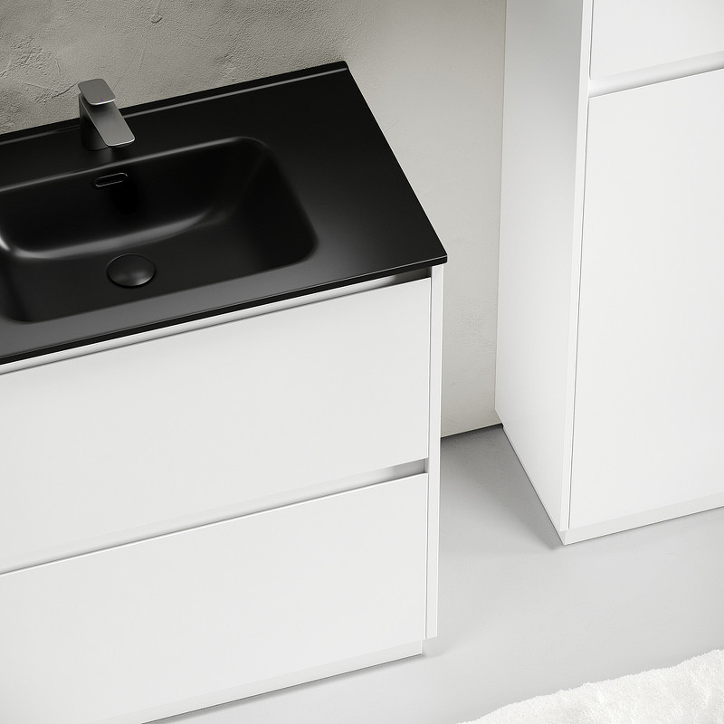 Тумба под раковину Sancos Libra Floor 80 LB80FW Белый глянец