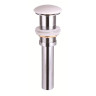 Донный клапан для раковины Ceramicanova CN2000 click-clack Белый